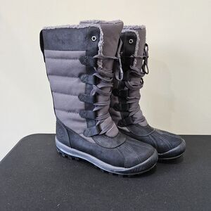 Timberland Womens MT Hayes Tall Boots Size 8 Lace Up Waterproof Winter Outdoor